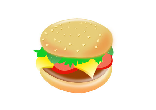fast Food Hamburger