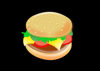 Fast Food Cheesburger