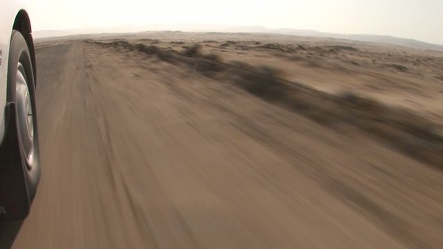 Fahrt durch W&uuml;ste