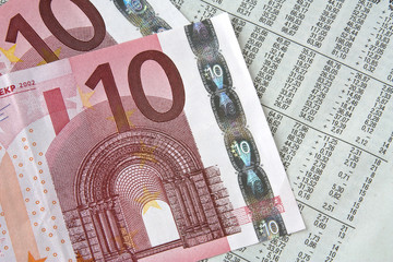 Geld und Börsenkurse