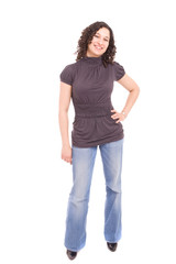 Obraz premium Young woman posing