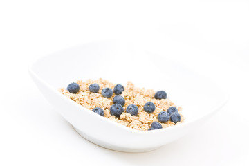 Fresh Granola with Blueberries