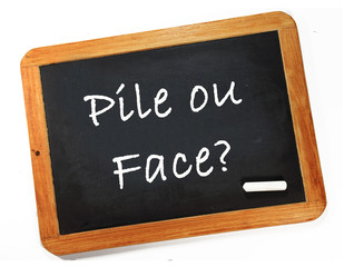 Obraz premium pile ou face