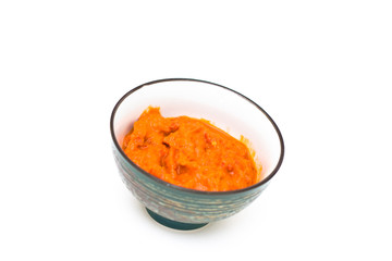 Bowl of Roasted Red Pepper Salsa