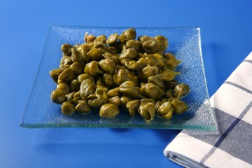 Capers with vinegar snack