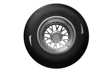 racing tire isolated