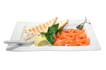 Carpaccio of salmon