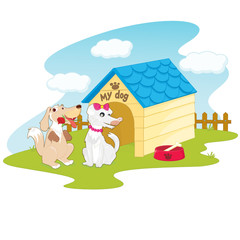 Gog with their house