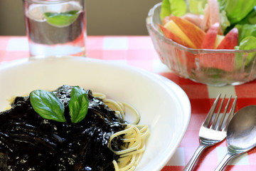 cuttlefish sumi pasta