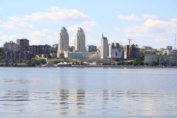 Naklejka premium View of the city of Dnipropetrovsk