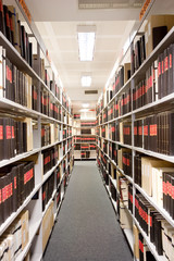 library interior