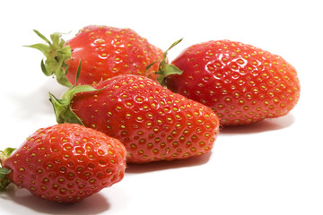 Strawberry isolated on white background