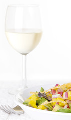 Salad With Mango Salsa