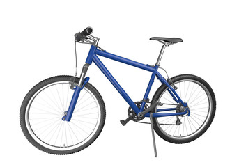 Obraz premium blue mountain bike