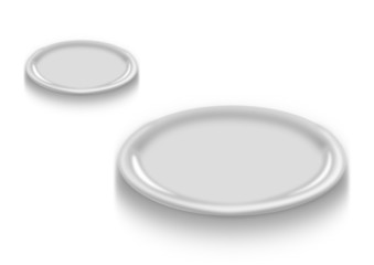 Teller für Essen und Zubereitung