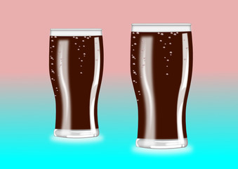 Cola in Gl&auml;sern