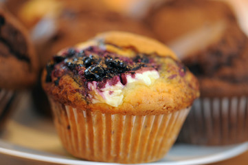 Blaubeere Muffin