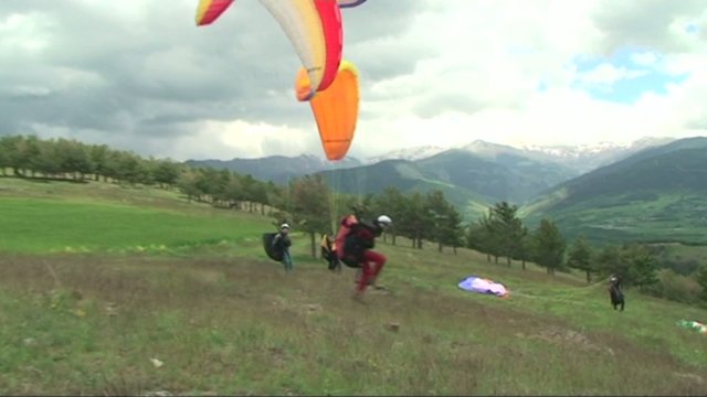 parapente d&eacute;collage