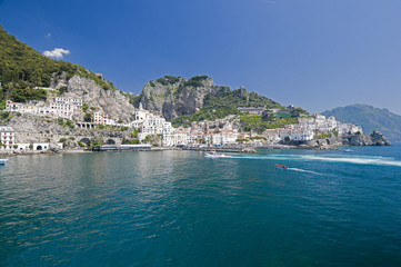 Fototapeta na wymiar Amalfi cityscape