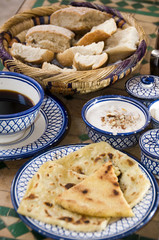 moroccan breakfast at riad in essaouira morocco