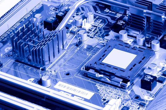 close-up mother board background