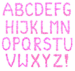 Floral Alphabet Letters