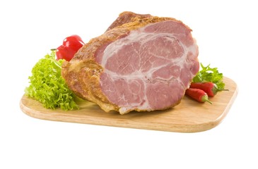 Smoked pork meat