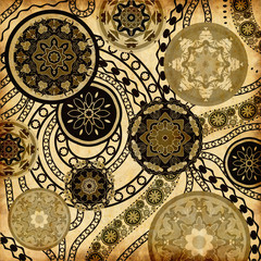 old ornamental background