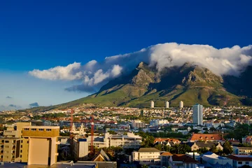 Gordijnen Kaapstad, Tafelberg © Jeff_Rivard