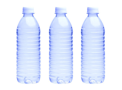 Water Bottle on White