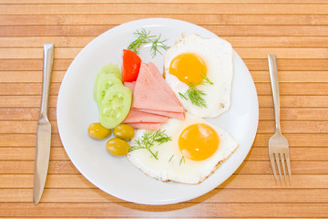Served breakfast
