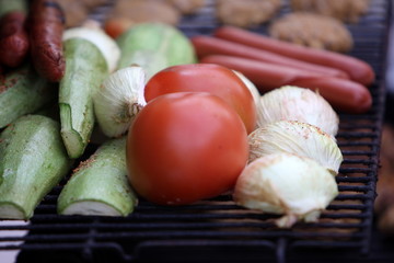 Vegetables on Grill