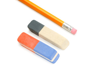 Pencils and  eraser