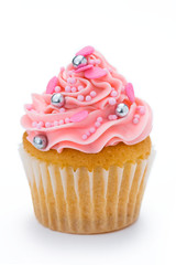 Pink cupcake