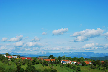 Fototapeta na wymiar Rumuński wieś