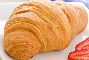 Croissant zum Frühstück