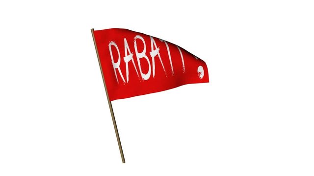 Fahne Rabatt