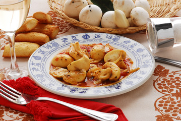 Champignon in rosso - Contorni della toscana