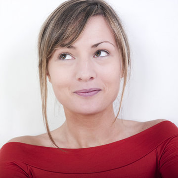 visage sourire de femme