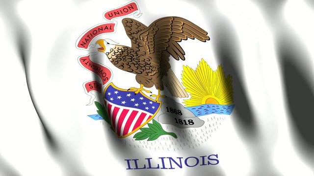Illinois (US) Flag