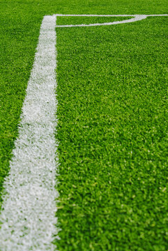 Fu&szlig;ball Ecke hochkant