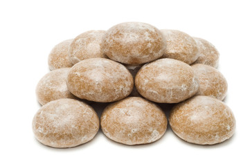 Honey biscuit pyramid side