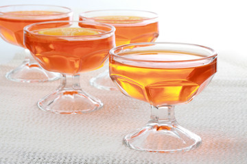 orange jelly dessert