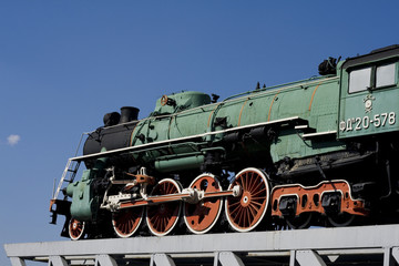 soviet train side view
