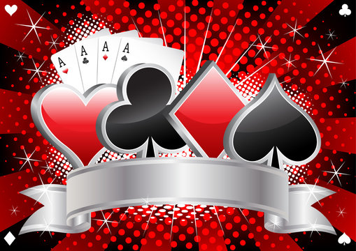 Card Suits Banner