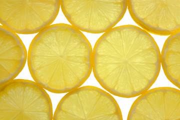Tiled lemons background