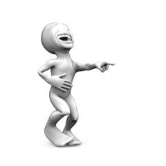 3d little person very loud laughs. Very funny