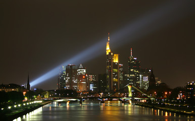 Fototapeta na wymiar Frankfurt angestraht
