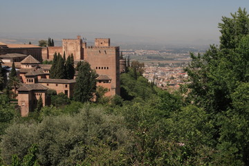 Fototapeta na wymiar Alhambra de Granada