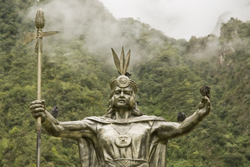 Inca God by Machu Picchu